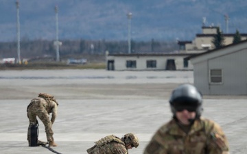 18th Fighter Interceptor Squadron conducts FARP at JBER