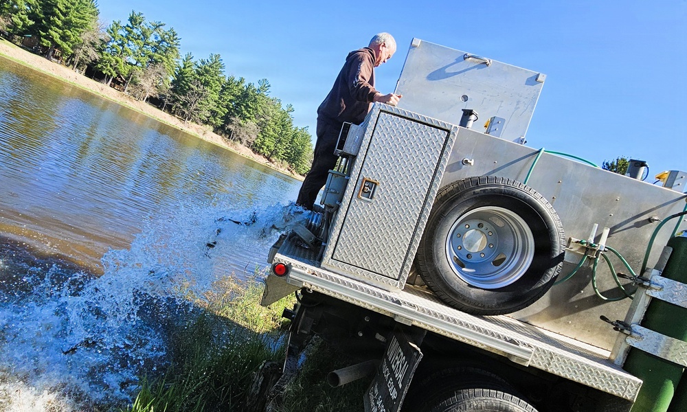 15,000 rainbow trout stocked at Fort McCoy in time for May 2026 fishing opener