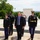 Members of law enforcement from Joint Base Myer-Henderson Hall lay wreath at Tomb of The Unknown Soldier