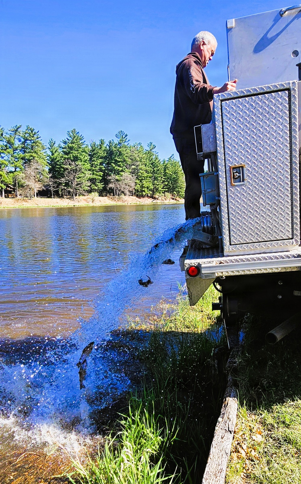 15,000 rainbow trout stocked at Fort McCoy in time for May 2026 fishing opener