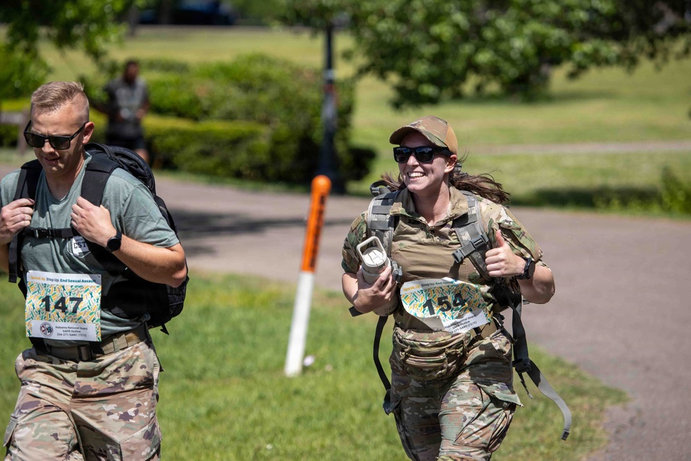 Alabama National Guard signs proclamation, hosts ruck march for Sexual Assault Awareness and Prevention Month