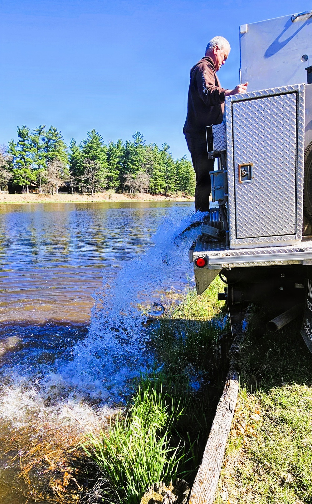15,000 rainbow trout stocked at Fort McCoy in time for May 2026 fishing opener