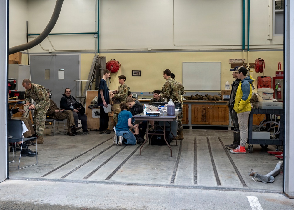 Readiness Forged: Kodiak Arctic Care 2026 partners with Civil Air Patrol cadets during a mass casualty exercise