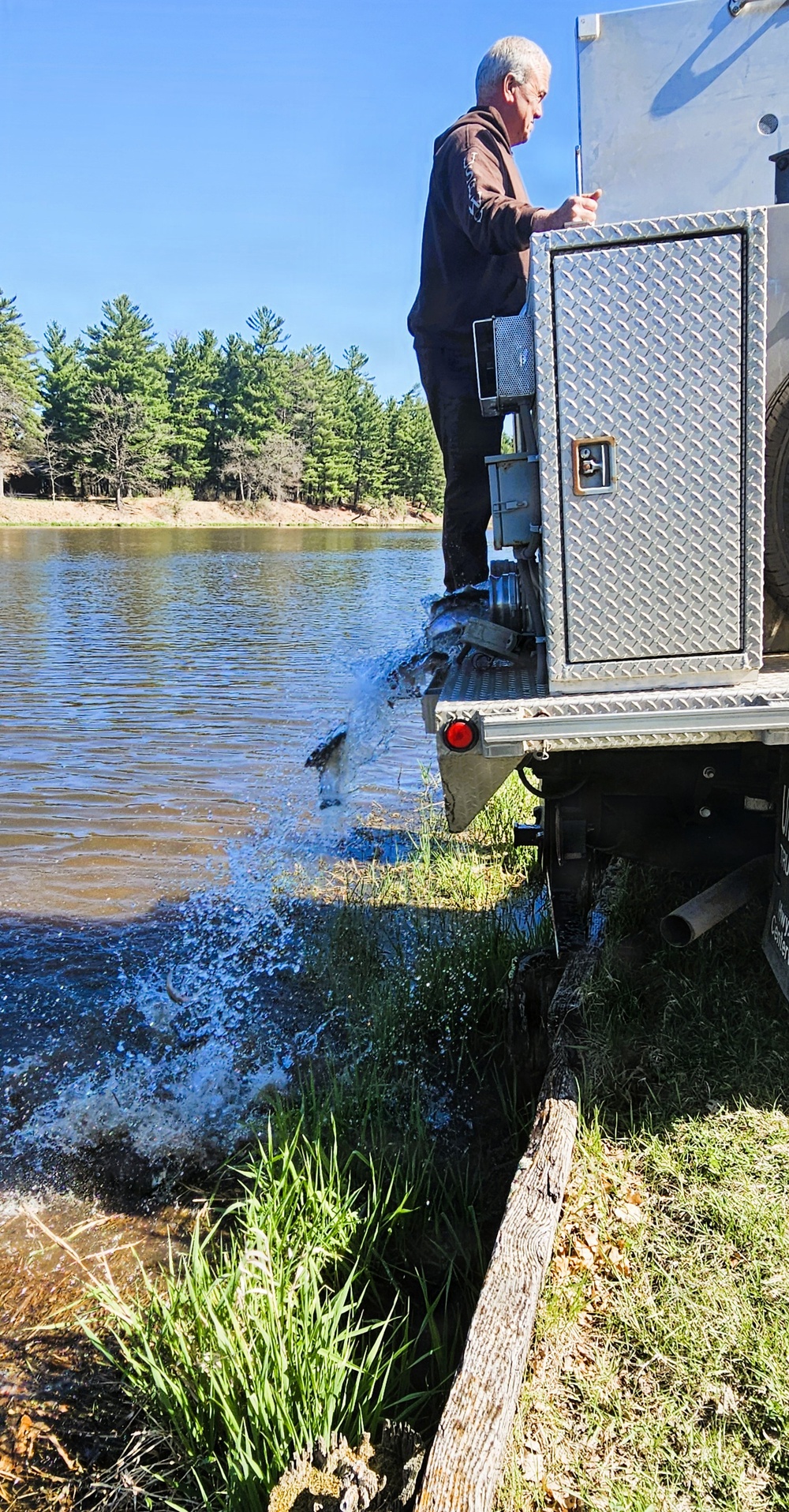 15,000 rainbow trout stocked at Fort McCoy in time for May 2026 fishing opener