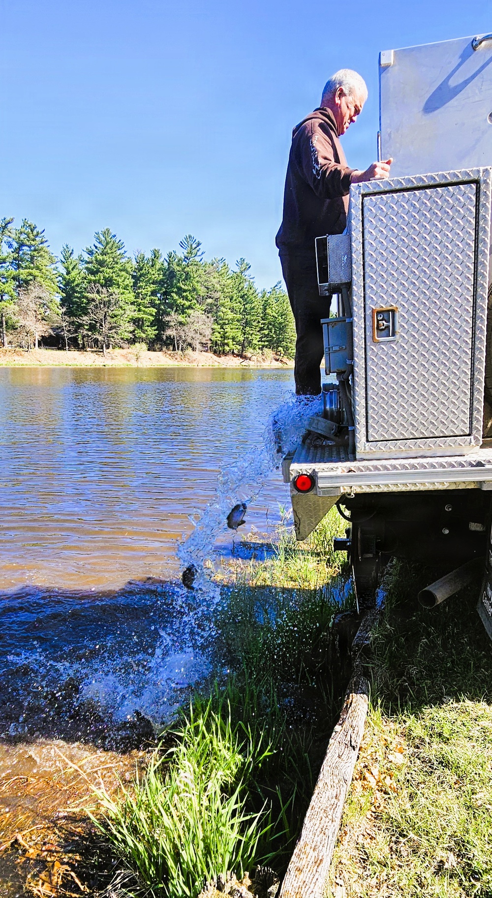 15,000 rainbow trout stocked at Fort McCoy in time for May 2026 fishing opener