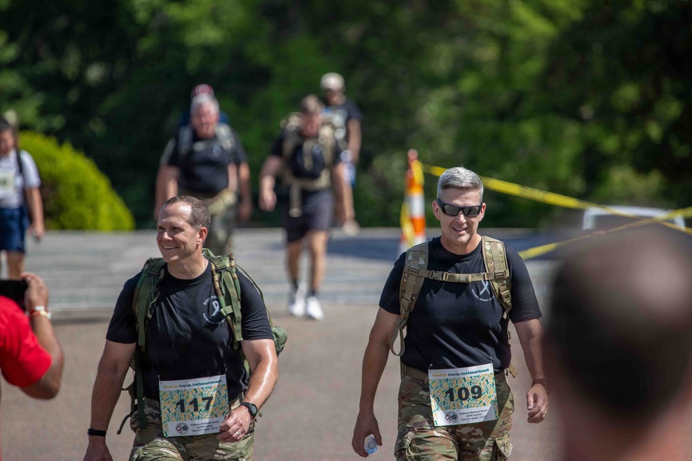 Alabama National Guard signs proclamation, hosts ruck march for Sexual Assault Awareness and Prevention Month