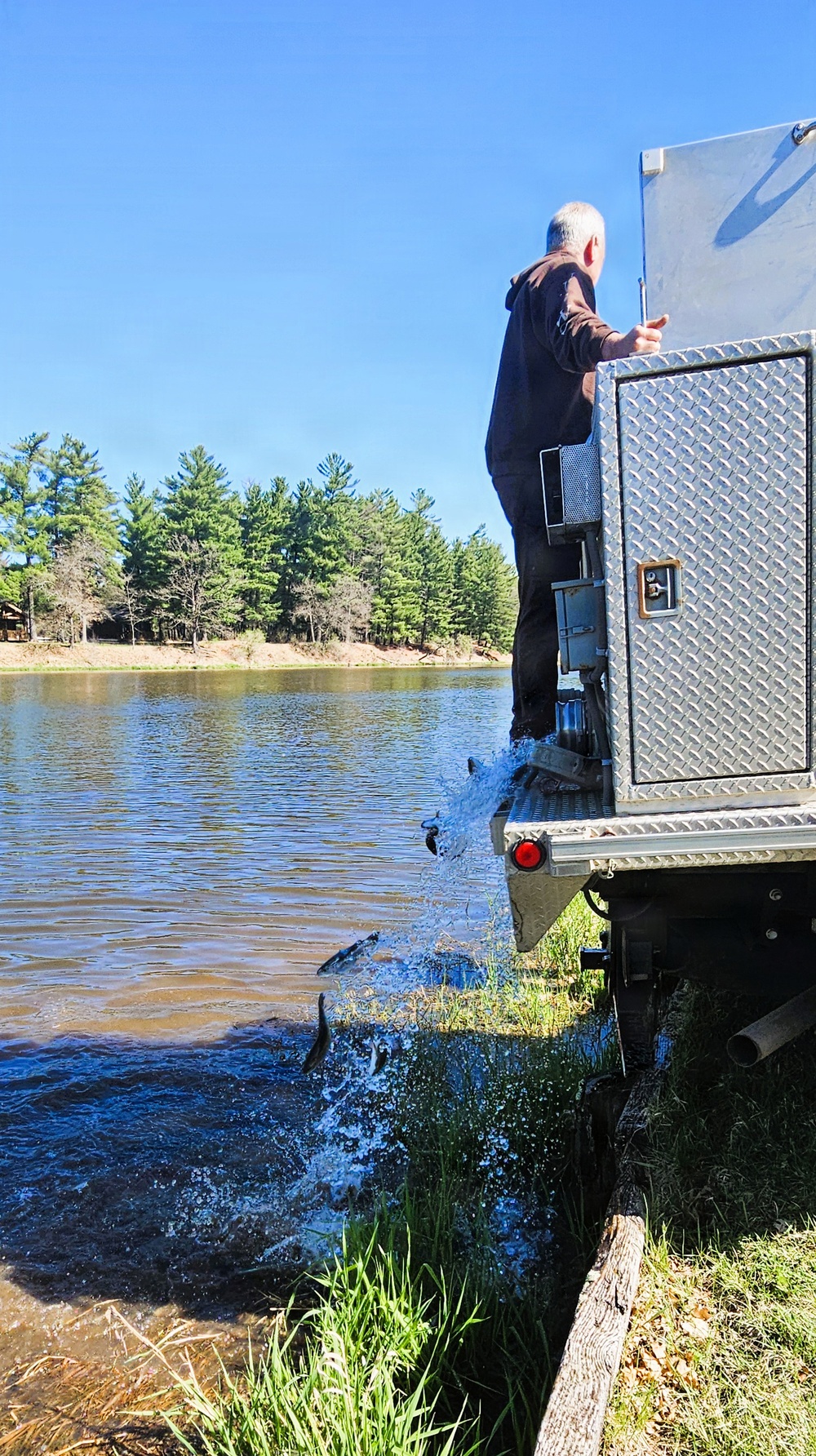 15,000 rainbow trout stocked at Fort McCoy in time for May 2026 fishing opener