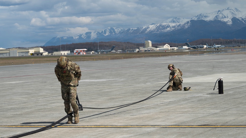18th Fighter Interceptor Squadron conducts FARP at JBER