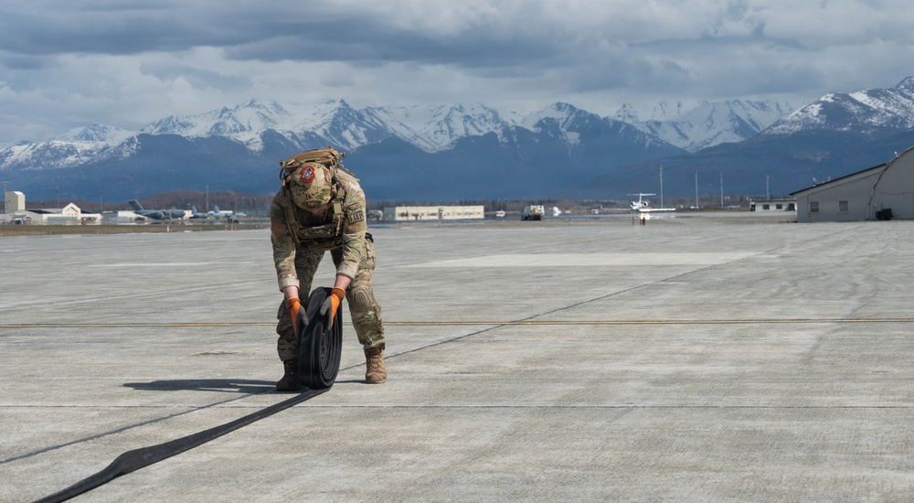 18th Fighter Interceptor Squadron conducts FARP at JBER