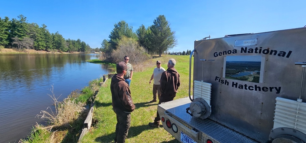 15,000 rainbow trout stocked at Fort McCoy in time for May 2026 fishing opener