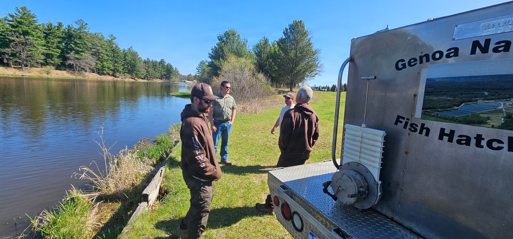 15,000 rainbow trout stocked at Fort McCoy in time for May 2026 fishing opener