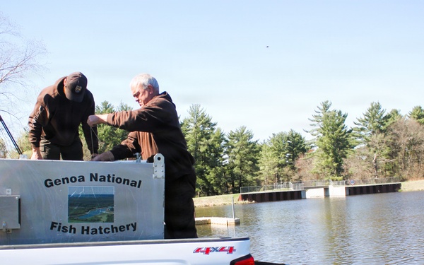 15,000 rainbow trout stocked at Fort McCoy in time for May 2026 fishing opener