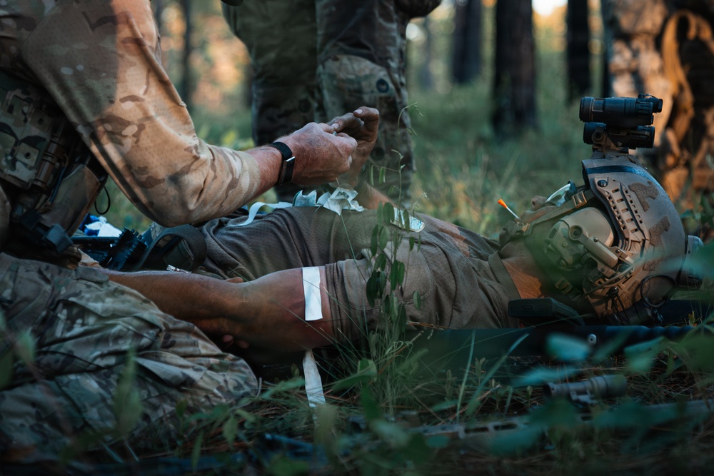 3rd Special Forces Group (Airborne) Conducts Live-Fire Exercise