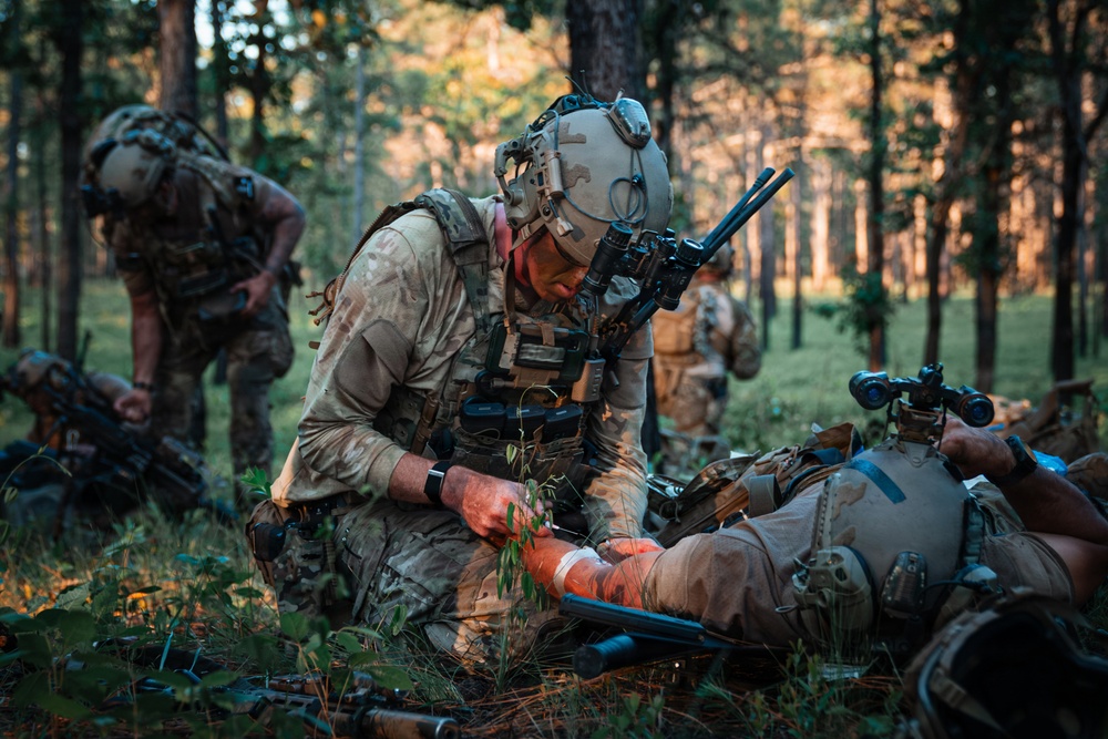 3rd Special Forces Group (Airborne) Conducts Live-Fire Exercise