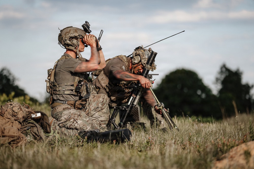 3rd Special Forces Group (Airborne) Conducts Live-Fire Exercise
