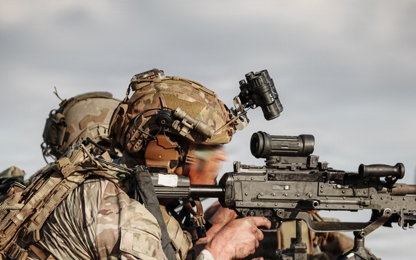 3rd Special Forces Group (Airborne) Conducts Live-Fire Exercise