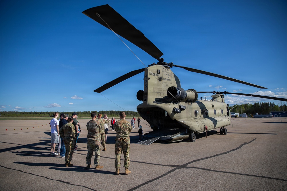 12 CAB hosts community event in Finland