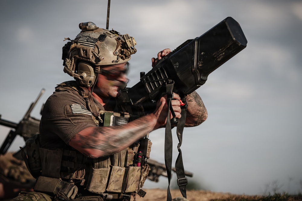 3rd Special Forces Group (Airborne) Conducts Live-Fire Exercise