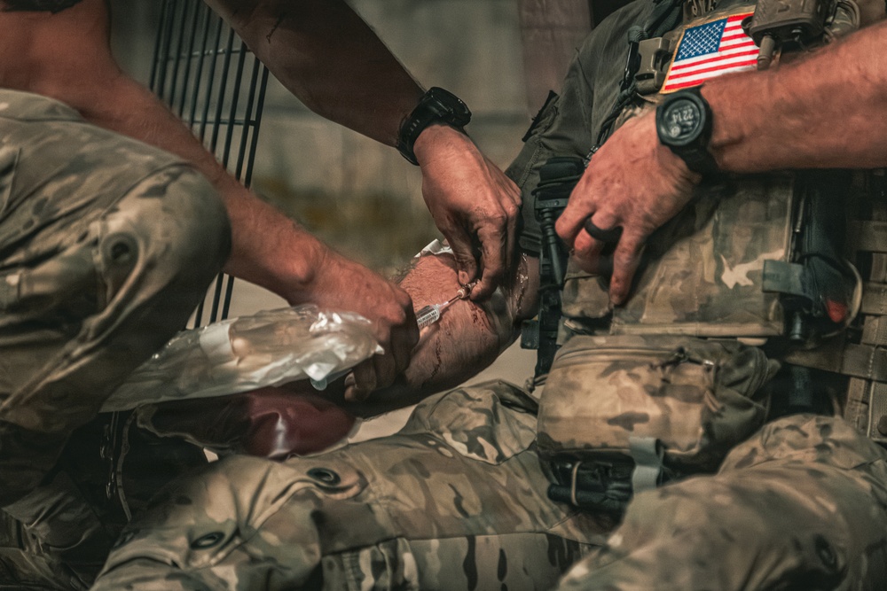 3rd Special Forces Group (Airborne) Conducts Live-Fire Exercise