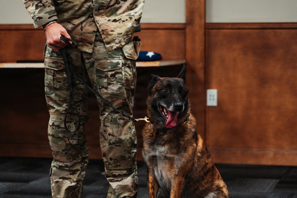 1st Special Forces Group (Airborne) Multi-Purpose Canine Retirement