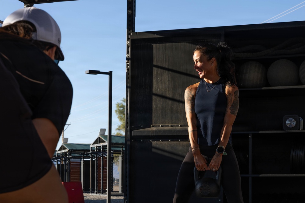 MCCS hosts Spouse physical training with SMMC wife, Andrea Ruiz