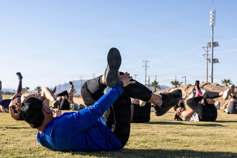 MCCS hosts Spouse physical training with SMMC wife, Andrea Ruiz