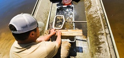 Fort McCoy natural resources fisheries team conducts spring lake surveys; study health of waterways, fish