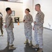 Col. Sharon Dubow, Marine Force Storage Command commanding officer, final tour at the Yermo Annex and Mounted Color Guard Stables before relinquishing MFSC command