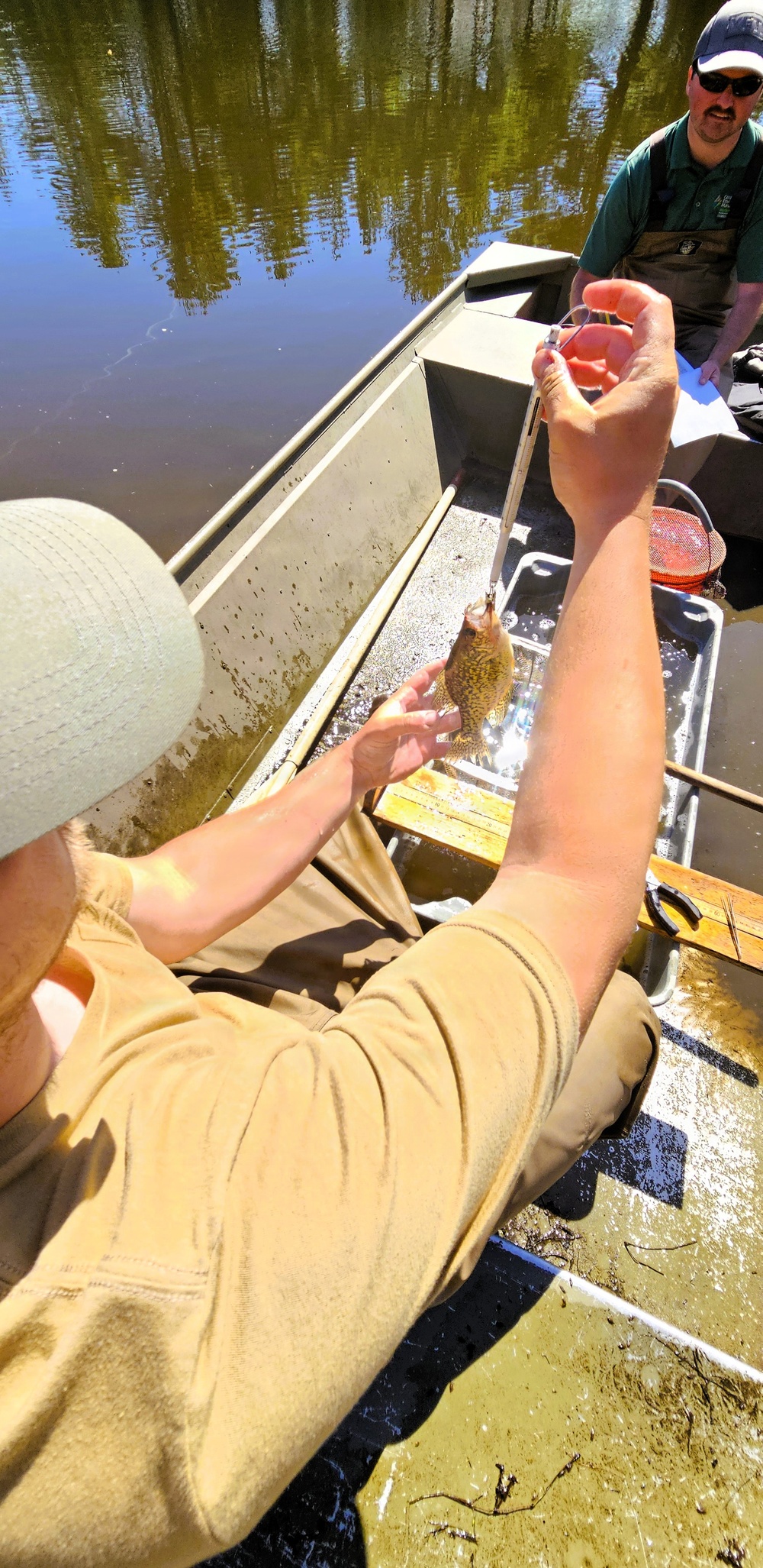 Fort McCoy natural resources fisheries team conducts spring lake surveys; study health of waterways, fish
