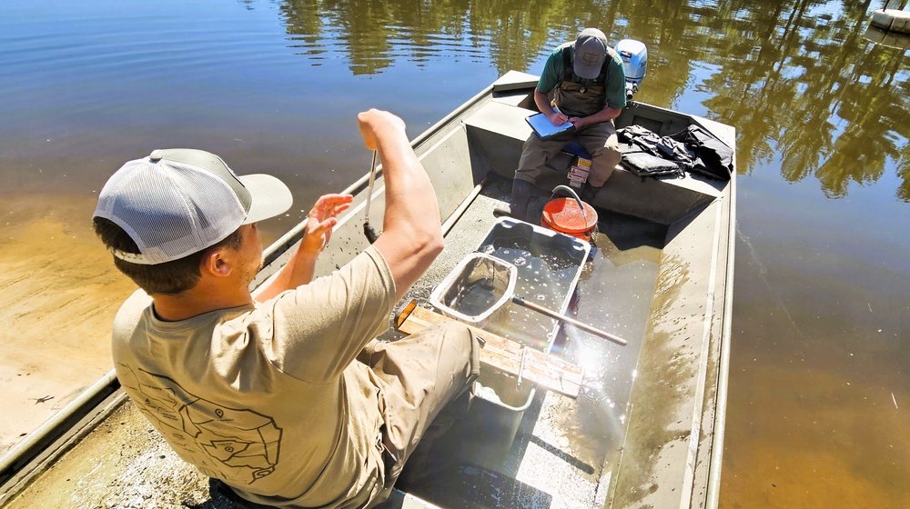 Fort McCoy natural resources fisheries team conducts spring lake surveys; study health of waterways, fish