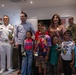 U.S. Service Members are joined by the U.S. Ambassador and First Lady at an Optometry Giveaway in Panama City
