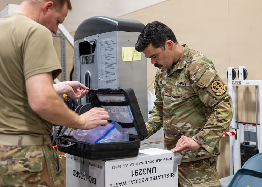 Kodiak closers: joint Arctic Care team packs up clinic together
