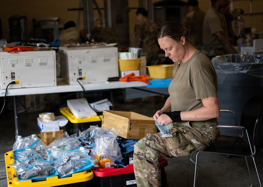 Kodiak closers: joint Arctic Care team packs up clinic together