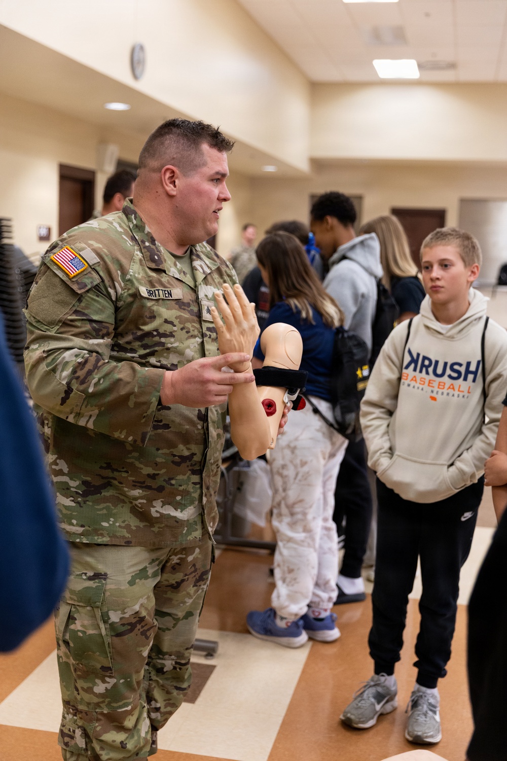 Millard Public Schools Students Visit Elkhorn Reserve Center