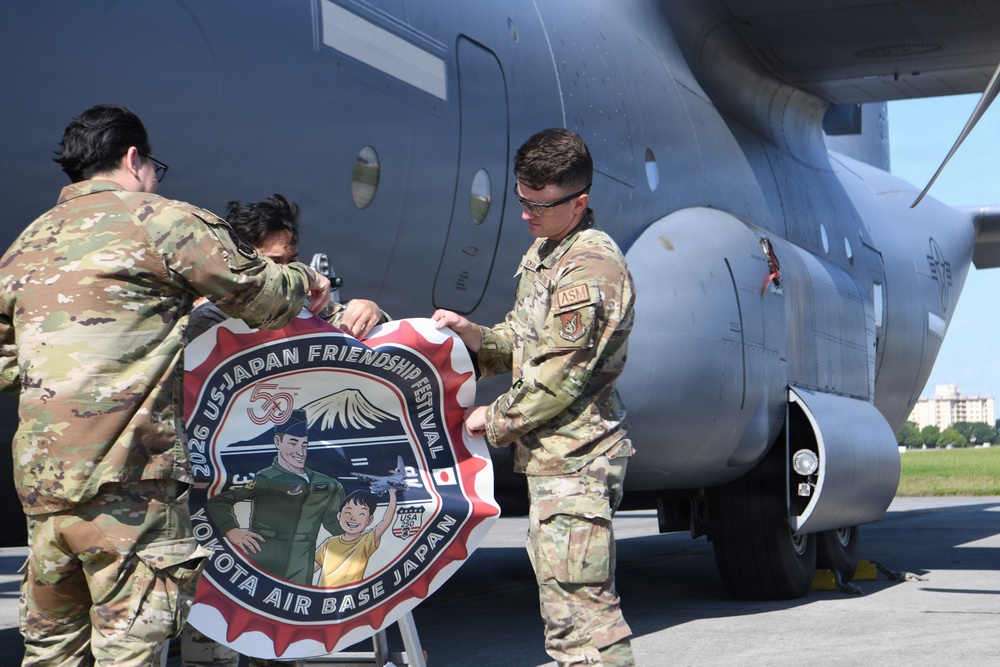 Yokota unveils 50th Friendship Festival patch