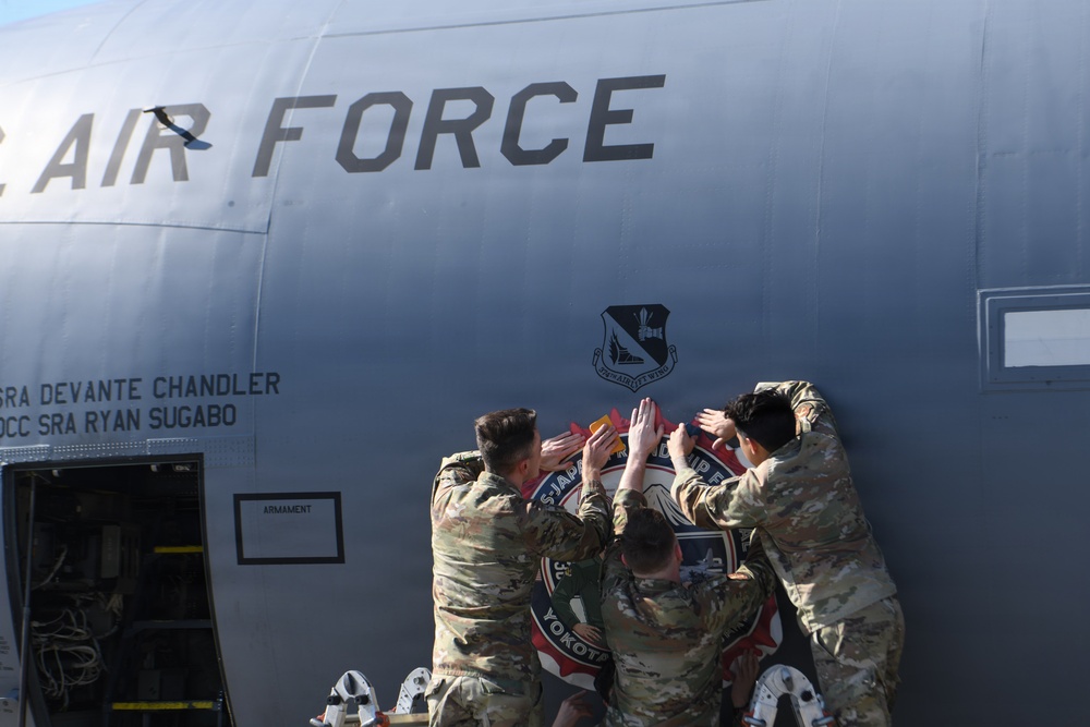 Yokota unveils 50th Friendship Festival patch