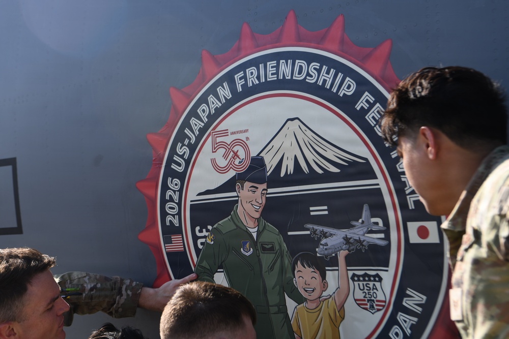 Yokota unveils 50th Friendship Festival patch