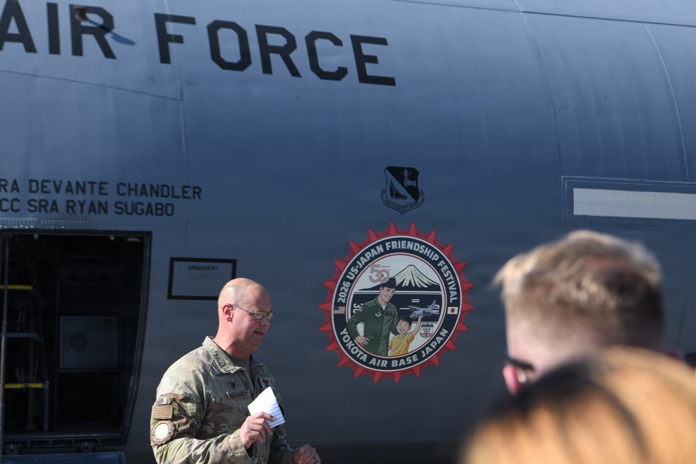 Yokota unveils 50th Friendship Festival patch