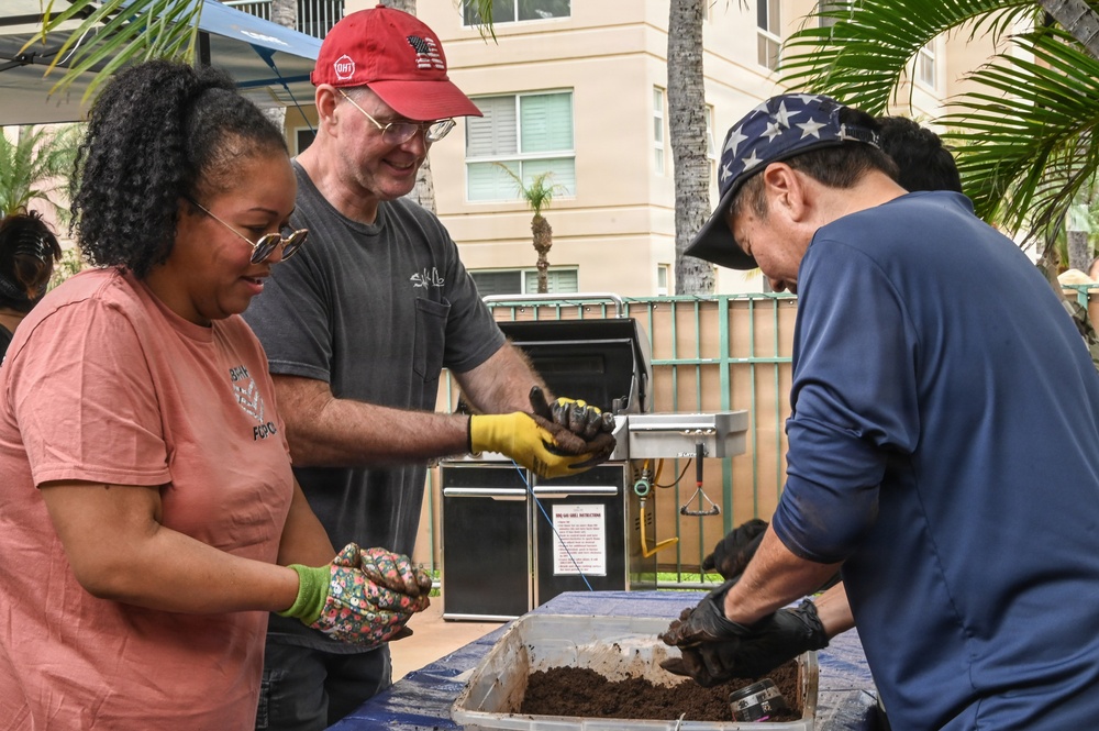Operation Clean Sweep: JBPHH Volunteers prepare Genki Balls