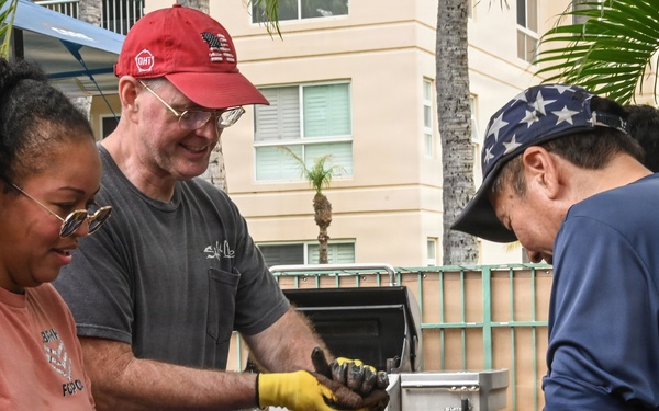 Operation Clean Sweep: JBPHH Volunteers prepare Genki Balls