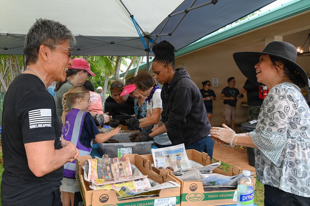 Operation Clean Sweep: JBPHH Volunteers prepare Genki Balls