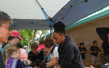 Operation Clean Sweep: JBPHH Volunteers prepare Genki Balls