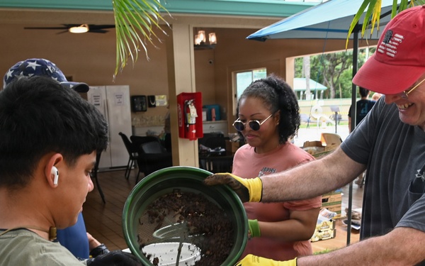 Operation Clean Sweep: JBPHH Volunteers prepare Genki Balls