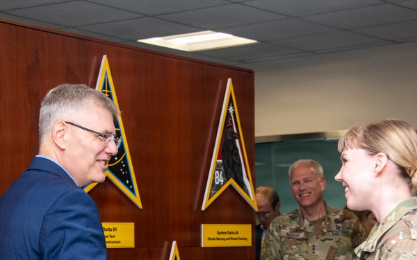 Secretary of the Air Force Visits Space Systems Command