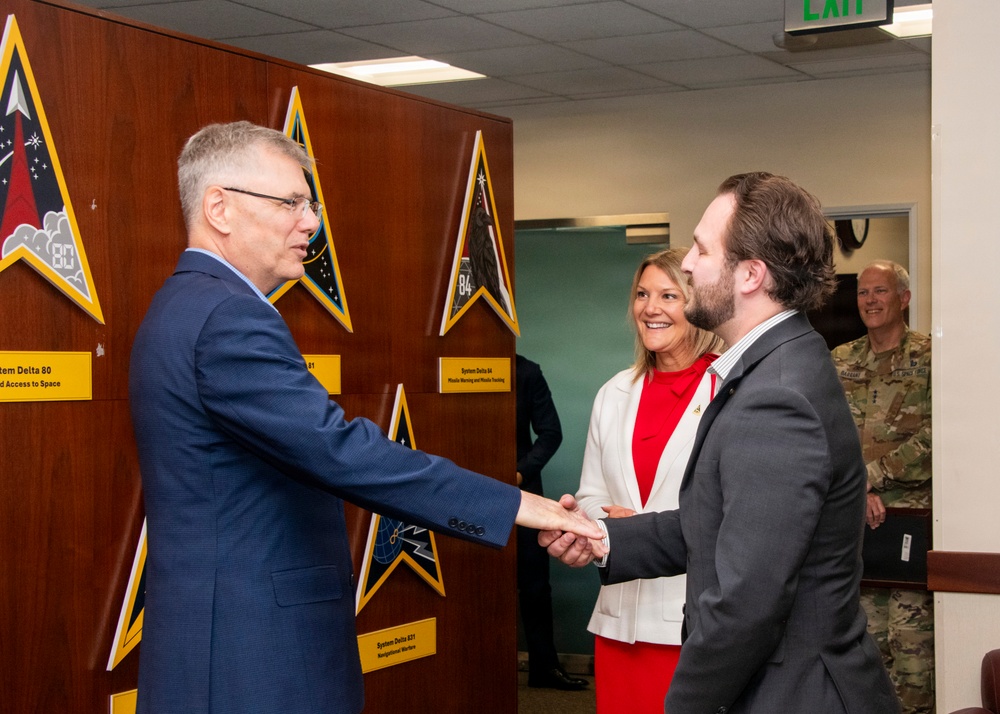 Secretary of the Air Force Visits Space Systems Command