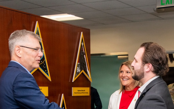 Secretary of the Air Force Visits Space Systems Command