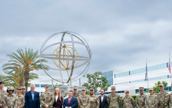 Secretary of the Air Force Visits Space Systems Command