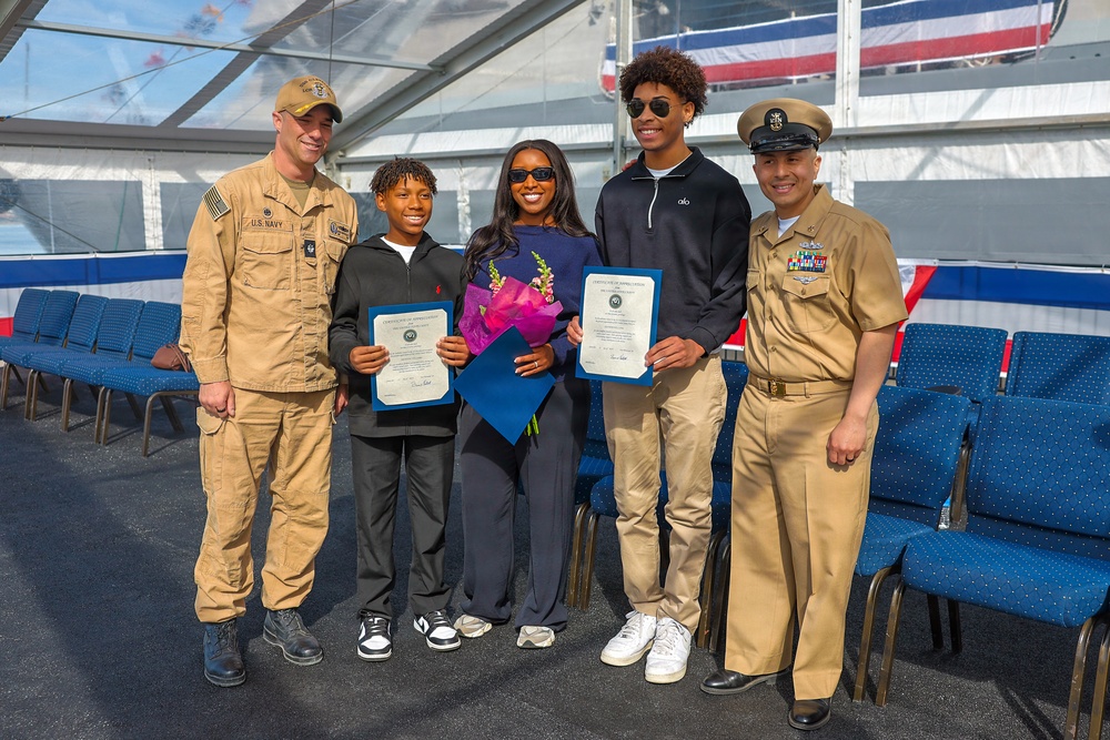 Future USS Cleveland command master chief promoted during commissioning week