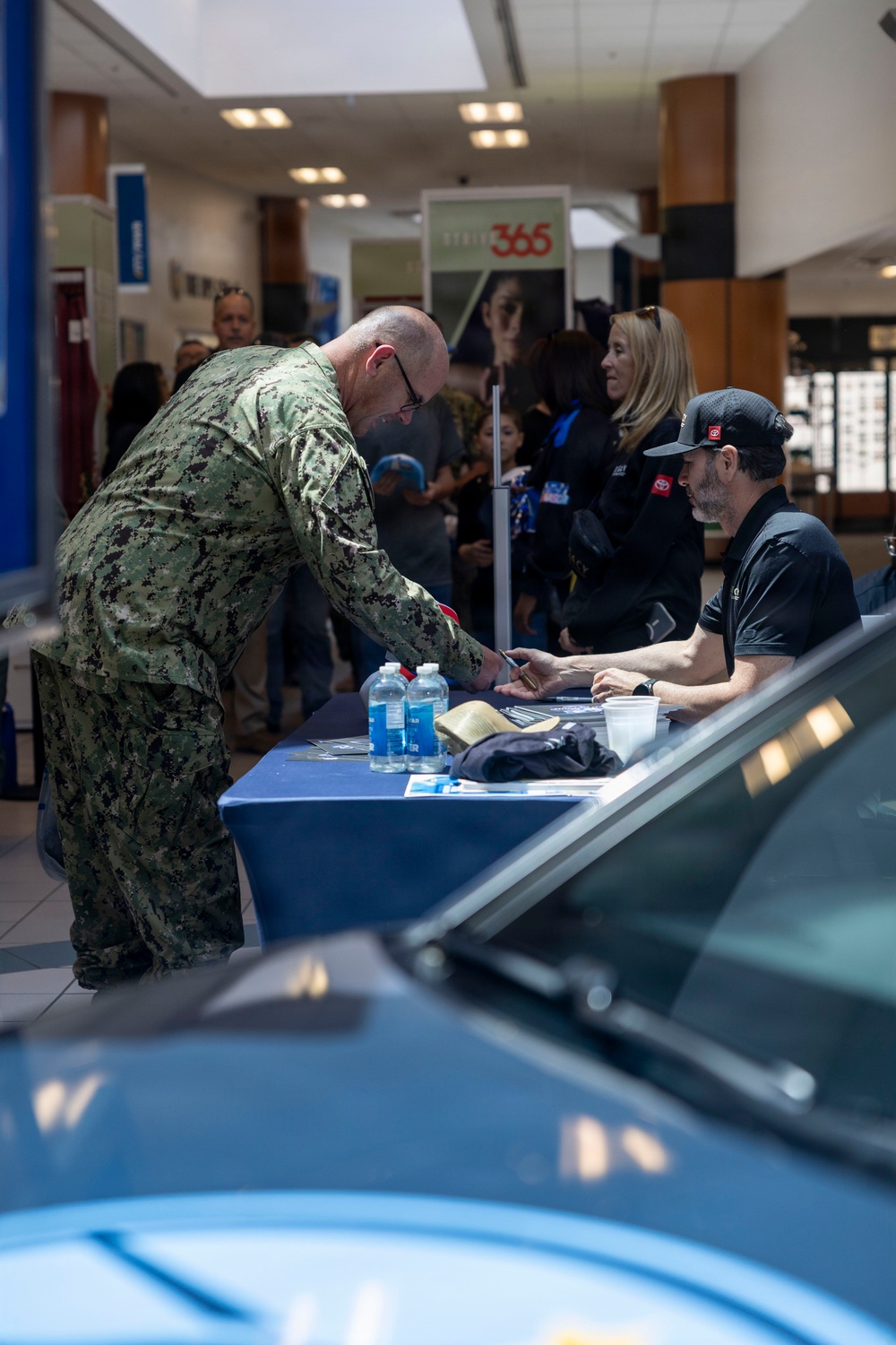 NASCAR Driver Jimmie Johnson autograph signing at NEX