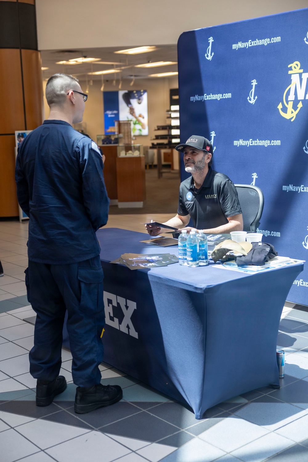 NASCAR Driver Jimmie Johnson autograph signing at NEX